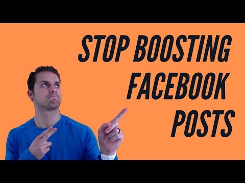Adam Middlesworth: STOP Boosting Facebook Posts